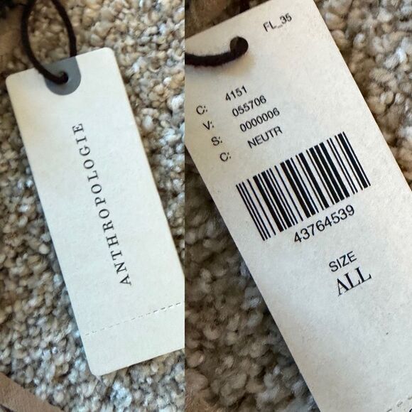 Anthropologie Khanna Embroidered Clutch / Crossbody Bag in Neutral - Picture 9 of 12